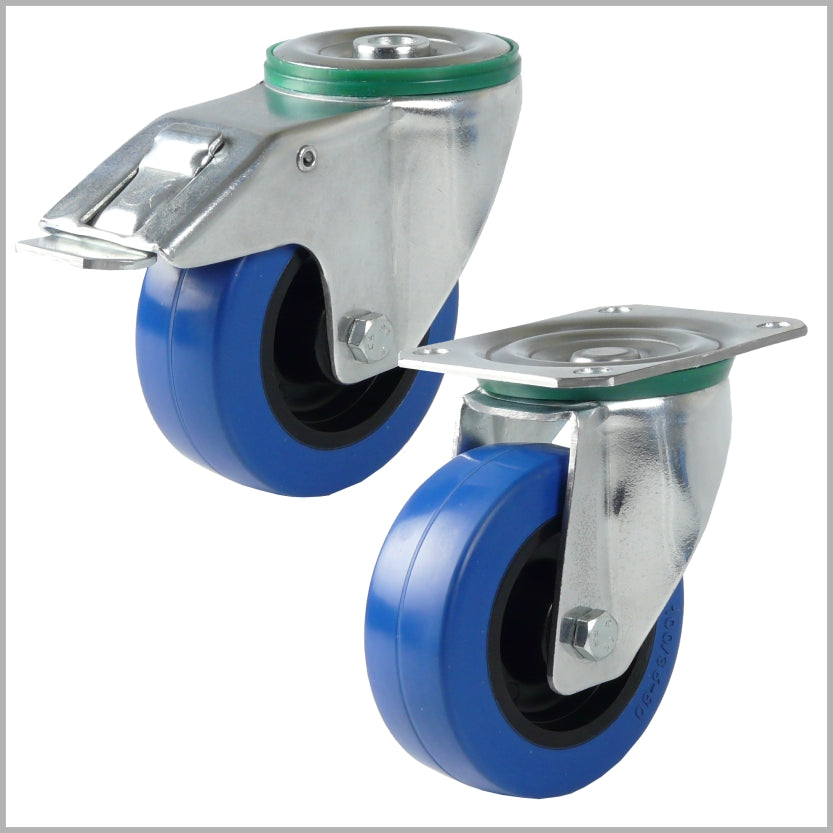 Blue-Elastik-Wheels 80 - 200 mm