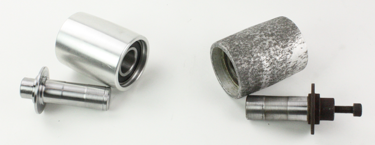 replacement wheel for hay balers right old - left new