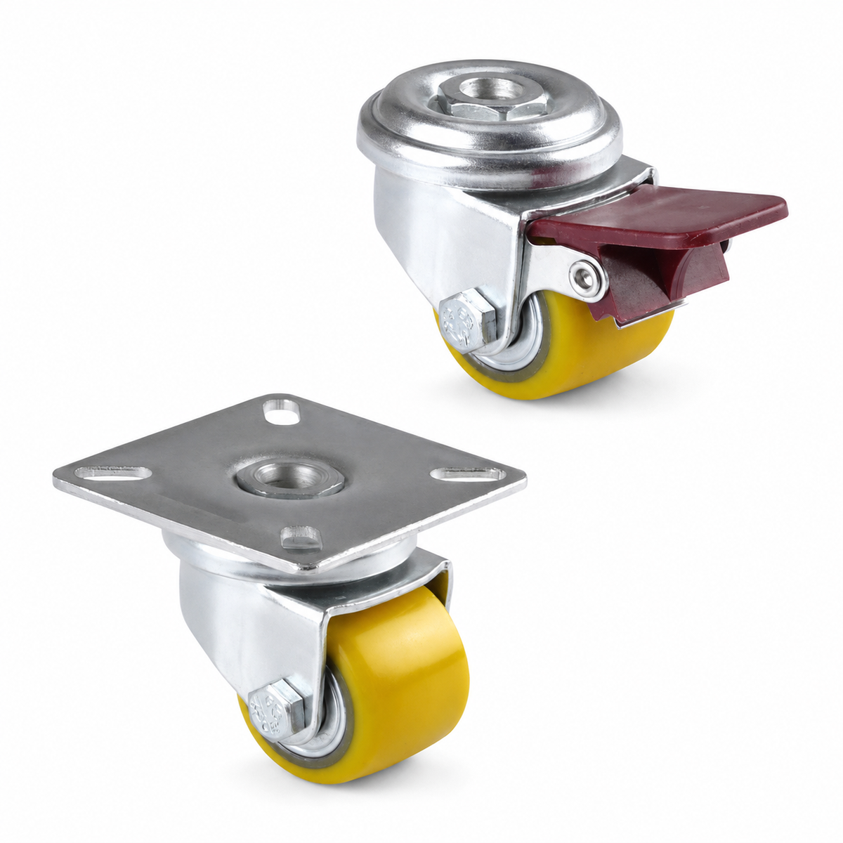 Mini heavy duty castors 35 mm