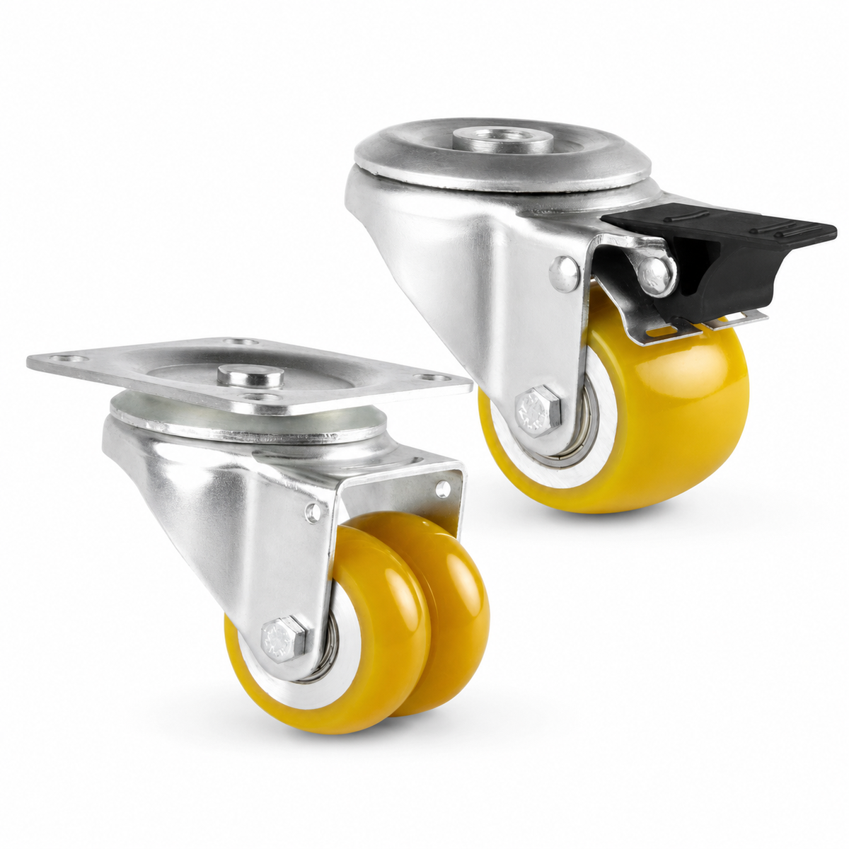 Mini heavy-duty castors 50 mm