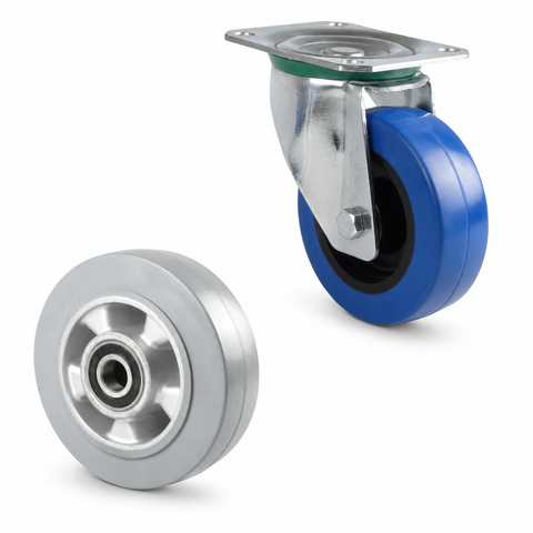 Rubber wheels &amp; casters