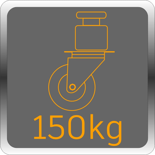 Industrial castors up to 150 kg