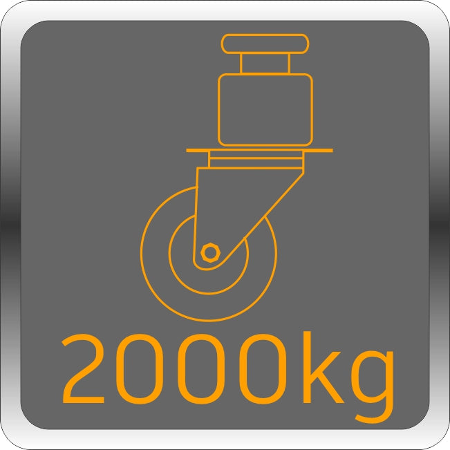 Heavy-duty castors up to 2000 kg