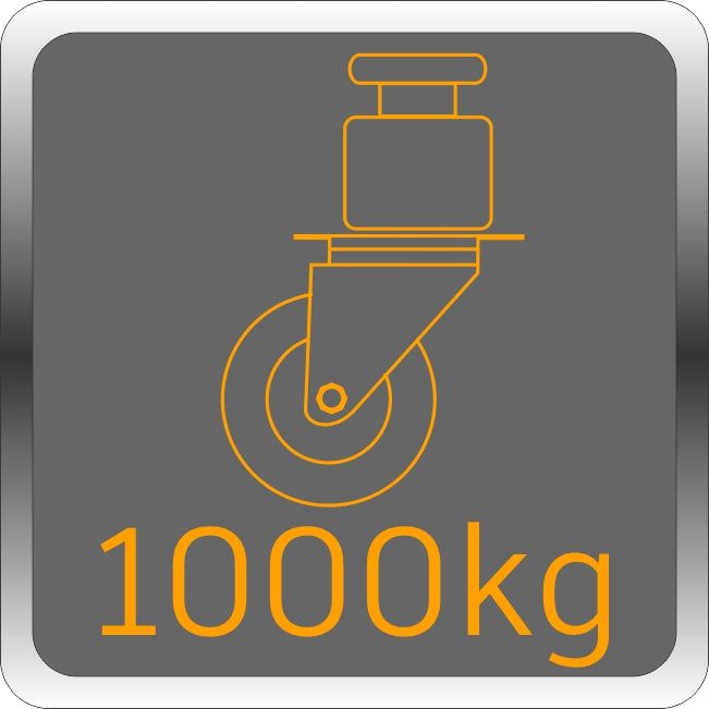 Industrial castors up to 1000 kg