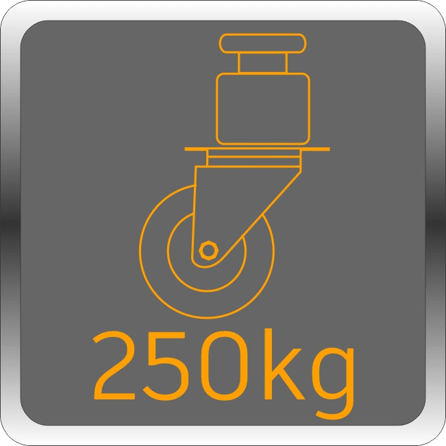 Industrial castors up to 250 kg