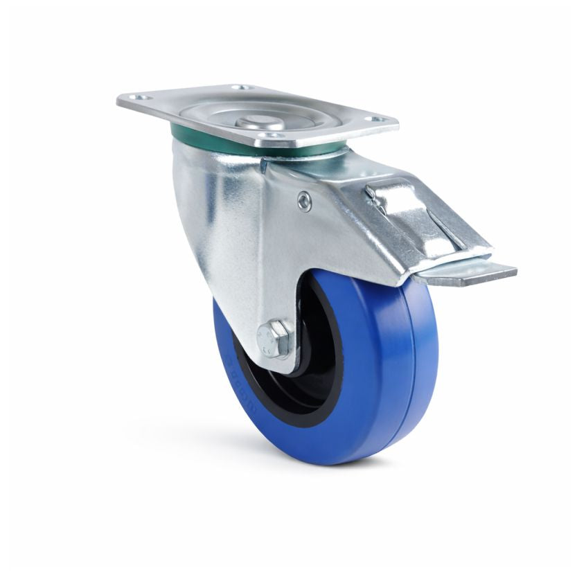 Blue wheels / Black wheels - Flight Case Rollen-Sets