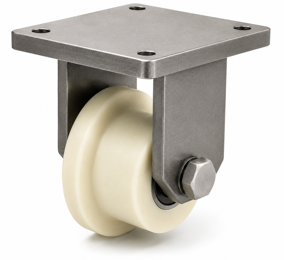 Fixed Castors & Heavy-Duty Fixed Castors with Flanged Wheels