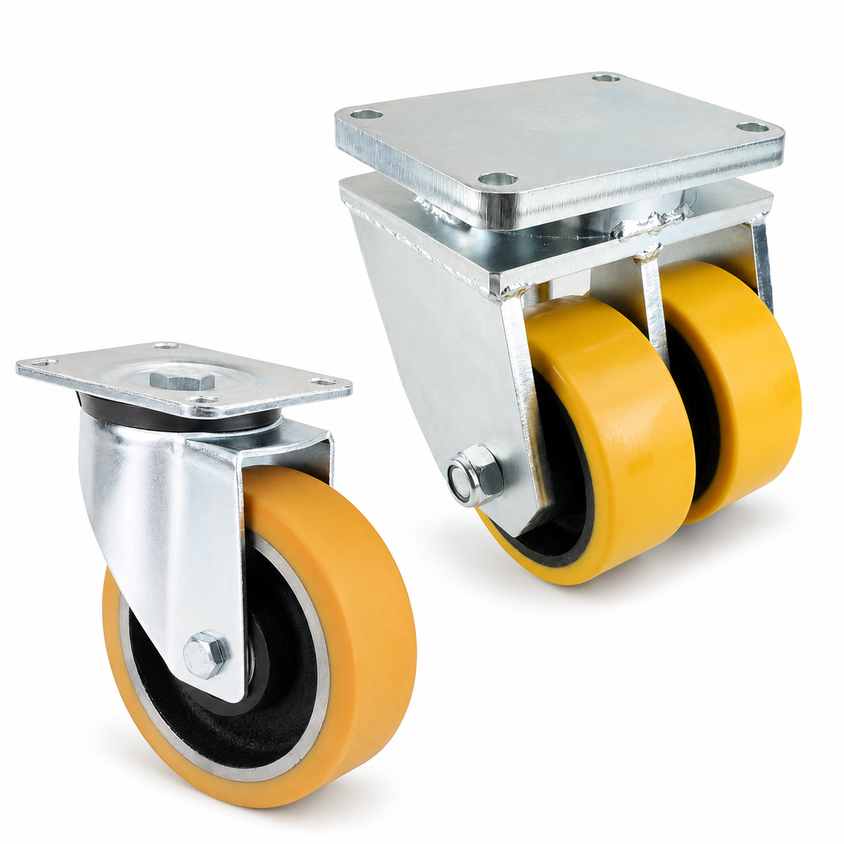 Heavy duty castors