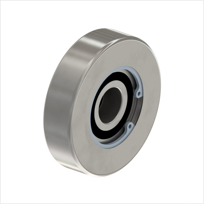 Guide rollers made of S355 steel