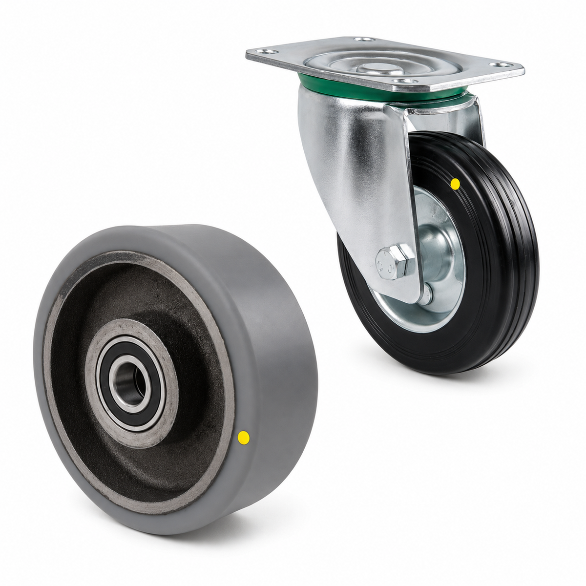 Antistatic &conductive wheels and castors (ESD)