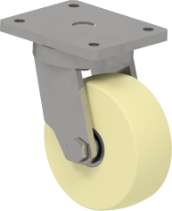 Heavy-duty swivel castor 100 mm | Polyamide wheel | Load capacity: 1000 kg | Overall height: 135 mm