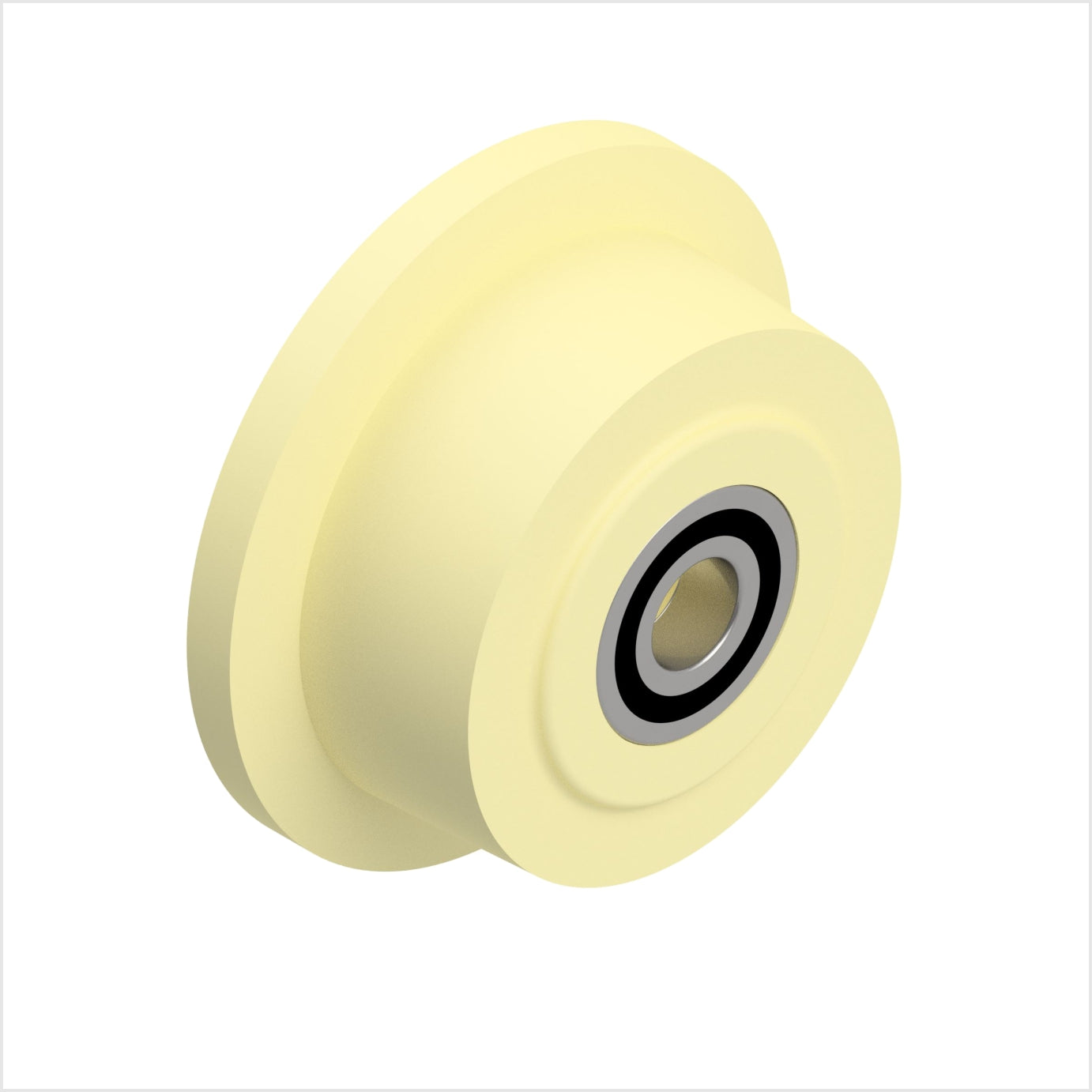 Flanged Wheel | 200 x 80 mm | Polyamide 6G | High load capacity with low dead weight