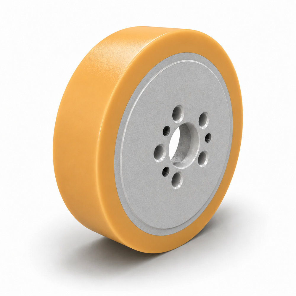 Drive wheel 230x82/45 mm, Vulkollan, bolt circle 5x14 mm - 3 x M10
