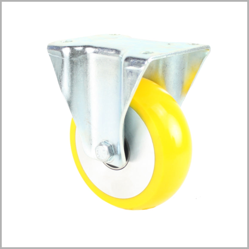 200 mm Bockrolle PU-Rad, ballig, Kugellager - B-L/690KBA/200/50