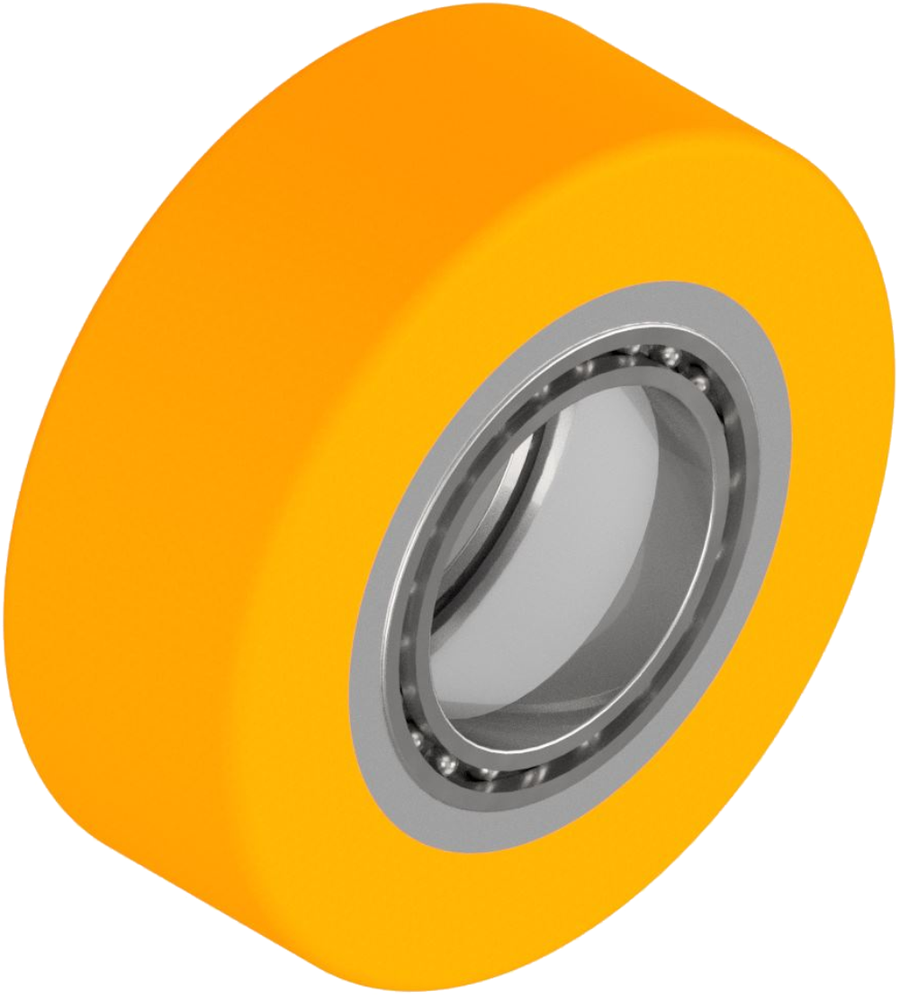 Kranschienen-Rad 100 × 50 mm mit 45 mm Bohrung