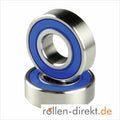 rostfreies Edelstahl Kugellager mit blauem Dichtring Bezeichnung S6205-2RS