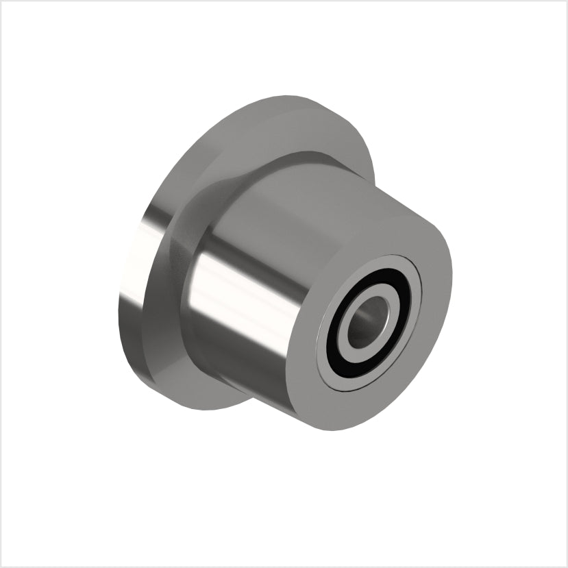 Flanged wheel | S355 / 1.4301 | Flange diameter: 60 mm Tread diameter: 50 mm