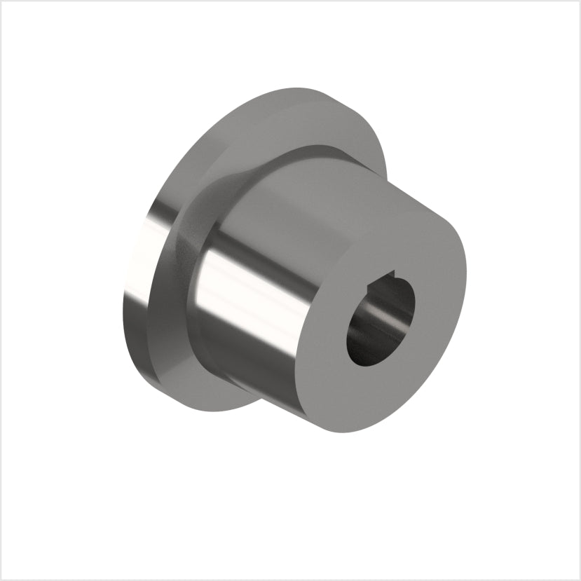 Flanged wheel | S355 / 1.4301 | Flange diameter: 60 mm Tread diameter: 50 mm