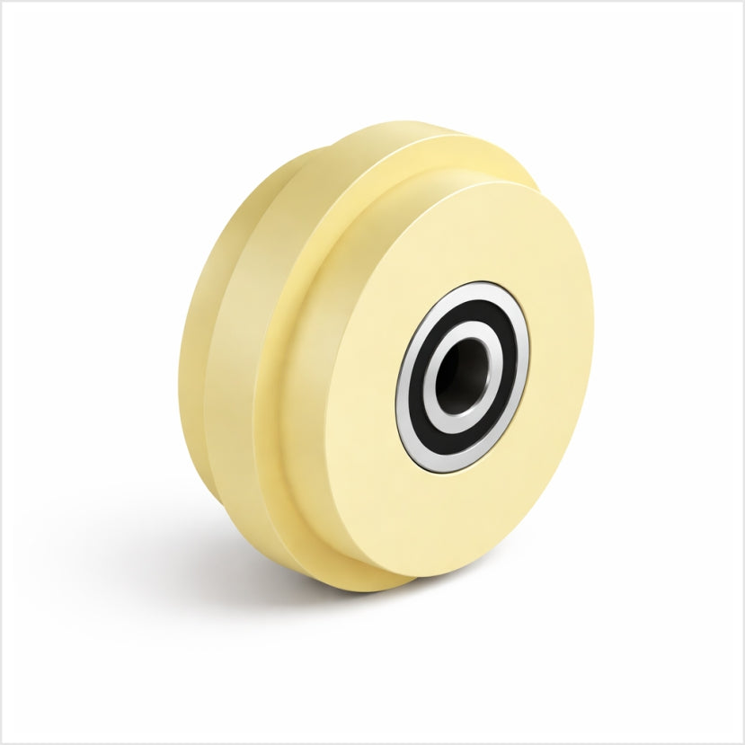 Einspurrad 80×30 mm Polyamid Kugellager 30-mm-Aluminiumprofil 120 kg