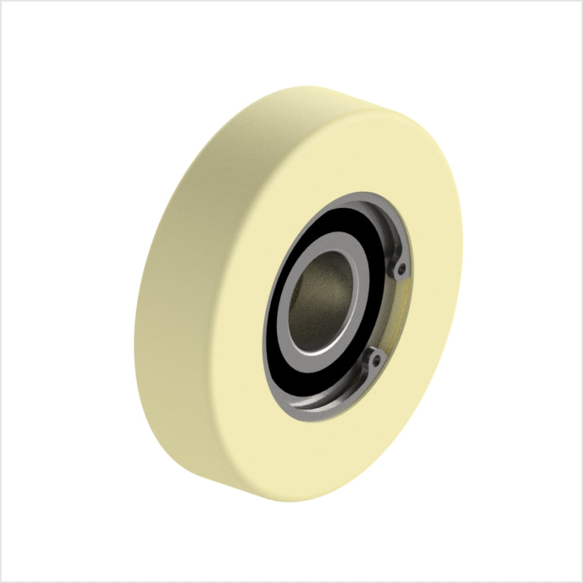 guide roller 125×30 mm polyamide 6G Kugellager 320 kg bore Ø25 mm