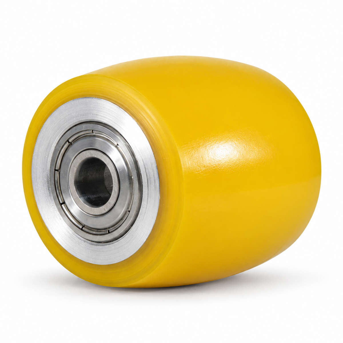 50 × 20 mm Polyurethan-Rad mit Alu-Vollkern, ballig – Serie 690
