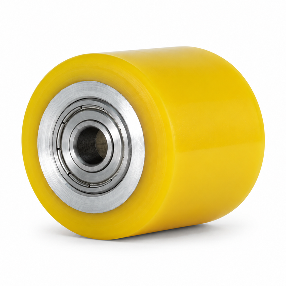50 × 20 mm Polyurethan-Rad mit Alu-Vollkern, flach – Serie 690
