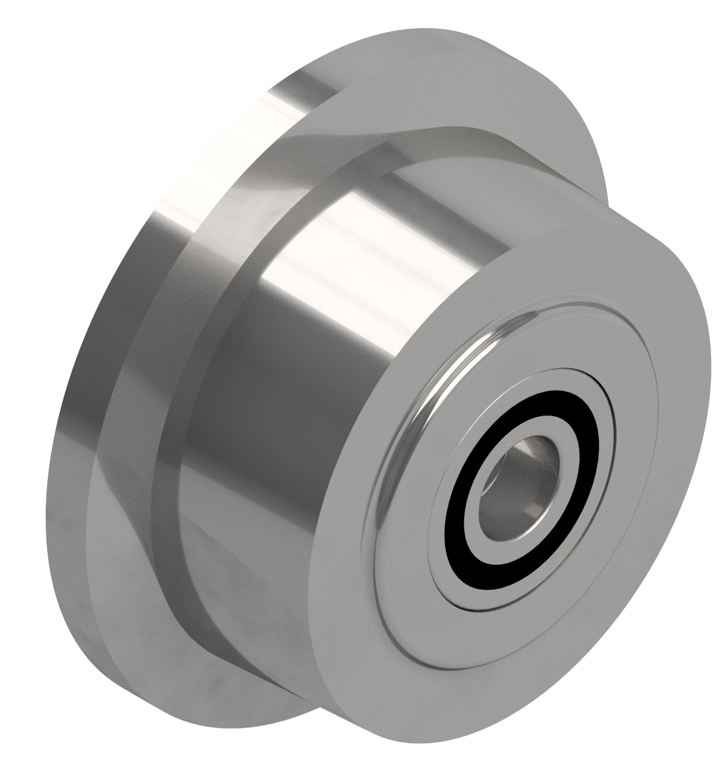 Spurkranzrad aus Stahl S355 - Kranz-Ø: 100 mm Rad-Ø:  75 mm